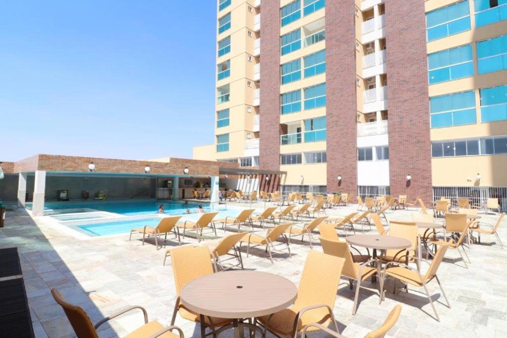 Piazza Diroma - Com Acesso Acqua Park Cn-Go Aparthotel Caldas Novas Luaran gambar